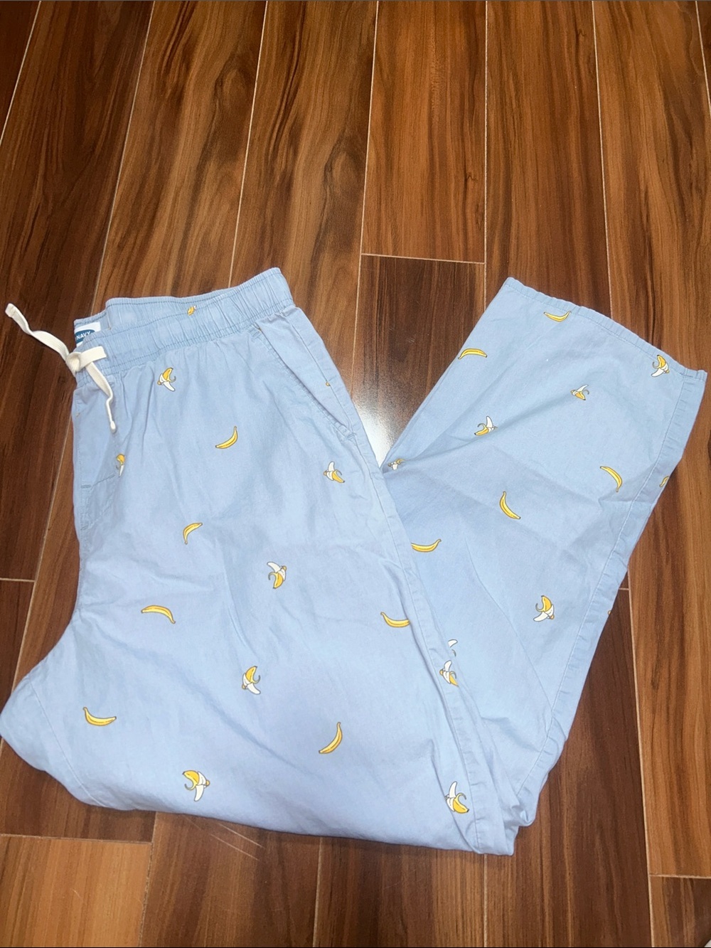 Large 100% cotton unisex banana pajama pants